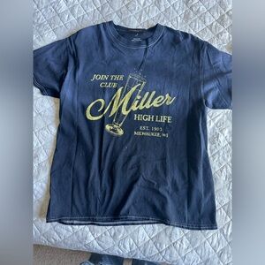 Junk Food Graphic T-Shirt Miller high life